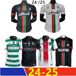 24-25 CD Palestino 축구 유니폼 칠레 Carrasco Cornejo Salas Davila Farias Away 3rd 2025 팔레스타인 축구 셔츠 2024 2025