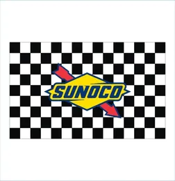 المخصصات الرقمية المخصصة 3x5ft Flags Race Racing Mahwah Sunoco Cup Series Banner Flag For Game and Decoration9440206