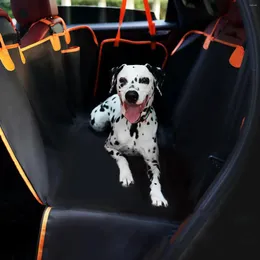 Siedziba samochodowa obejmuje wodoodporną tylną osłonę w podszewce psa Odłączana ochrona maty dla uniwersalnych samochodów tylne siedzenia SUVS