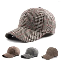 Boll Caps Il Keps Women's Baseball Cap Lattice Winter Hat Warm Accessories Men For Female Snapback Kpop Woolen BQM009