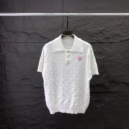 2 NOWOŚĆ MODY LONDYNY ENGLAND POLOS Koszulki Męskie Projektanci Polo Shirty High Street Haftowanie drukowania T Shirt Men Summer Cotton Casual T-Shirts #1450