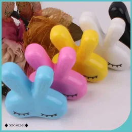 Sunglasses Cases Lymouko New Design Multicolor Cute Love Rabbit Holder Contact Lens Case with Mirror Lenses Box for Gift Y240416