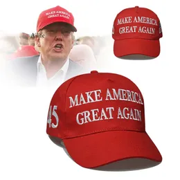 Chapéus de atividade bordado de algodão Basebal Cap 45-47th Make America Great Again Sports Hat 0417