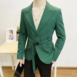 Abiti da uomo Blazer di alta qualità versione coreana tendenza giovent