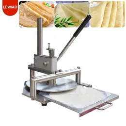25 cm kommerzieller Edelstahl -Pizza -Teig -Abflachungsmaschine Flatbread Teig Press Machine