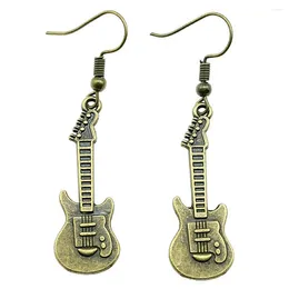 Dangle Earrings 1Pairギターコンポーネントジュエリー製造アイテムフックサイズ18x19mm
