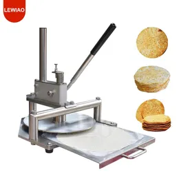 Manuell greppkaka tillverkning Maskindeg Degar Press Machine Tortilla Maker Machine Pizza Forming Machine Pancake Dough Presser