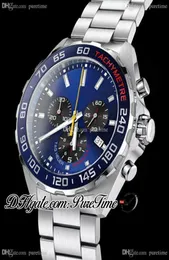 Новая Формула 1 F1 F One Aston Martin Red Racing Japan Quartz Chronograph Mens Watch Blue Black Dial Bracelet из нержавеющей стали Pureti4489634