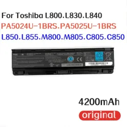Batteries 100% original 4200mAh For Toshiba L800 L830 L840 L850 L855 M800 M805 C805 C850 PA5024U1BRS PA5025U1BRS laptop battery