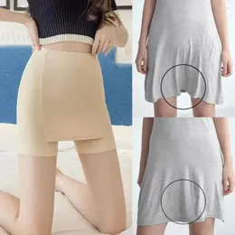 Pantaloni da donna Mancciale da donna 1 % Pantaloni di sicurezza in vita alta Donne Short Sump Shorts Shorts Schermo a doppio strato Gonna senza cucitura 2024