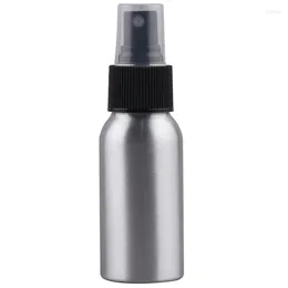 Bottiglie di stoccaggio 20pcs 30-80 ml Alluminio Spray Bottle Makeup Bottle Capo Viaggio Vuoto RIFIULABILE