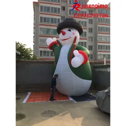 Costumi mascotte pubblicità iiable pupazzo di neve su misura per le prestazioni su larga scala della festa di compleanno