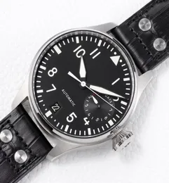 U1 Topgrade AAA Designer Watch Watch New Men New Menical Automatic Mechanical Big Classic Pilot Watches 46mm Le Prince Black Genuine Leather2238956