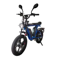 Yolin 52V bisiklet 20 "Yağ Lastik Off Road Ebike Dual Motor 2000W 44AH Dağ Elektrikli Bisiklet Yetişkinler Bisiklete Bisiklete Bisiklet