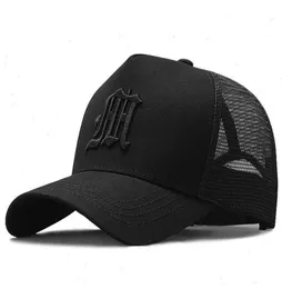 5660cm 6168cm Big Head Man Plus Size Ball Cap Men Summer 100 Cotton Mesh Trucker Hat Male 3d Embroidery Snapback9860162