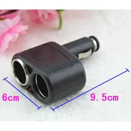 new 2024 2 Car USB Charger Supply Double Sockets Car styling accessories Cigarette Lighter Extender Splittercar accessories cigarette car