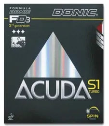 Donic Acuda S1 Acuda S1 Turbo Masa Tenis Kauçuk Masa Tenis Raketleri Raket Spor Masa Tenis Kapağı Ping Pong Rubber3730675