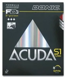 Donic ACUDA S1 ACUDA S1 Turbo table tennis rubber table tennis rackets racquet sport table tennis cover Ping Pong rubber3730675