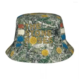 Berets Unisex The Stone Roses Bucket Hat Bye Bad Portable Fisherman Hats Summer Fashion Fishing Caps Hawaii Graphic Sun