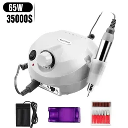 NEW 2024 35000/20000 RPM Electric Nail Drill Machine Mill Cutter Sets for Manicure Nail Tips Manicure Electric Nail Pedicure Filemanicure nail