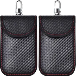 Faraday Pouch for Car Keys Faraday Car Car Key Compiting Babouch Keyless Entry Keys Case RFID BLOCKER BAC للأمن 252E