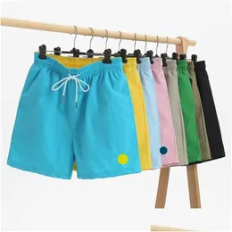 Designer da bagno maschile Shorts Summer Swim Trunks Mans Running Sport Pantaloni da allenamento a secco veloce per uomo palestra traspirante Beach Hip Hop Embroi Dhgbn