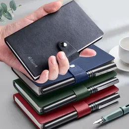 PU -Cover A7 Mini Notebook tragbare Taschennotepad Diary Book Handschrift Word Memo Pad Office Schüler School Schreibzeit 240411