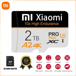 アダプターXiaomi高速メモリカード1TB 2TBマイクロTF SDカード128GB 256GBクラス10フラッシュTF/SDカードマイクロカードカメラカーPC