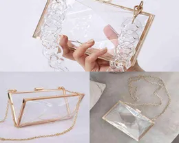 Nxy kvällspåsar gula koppling kvinnor gelé akryl transparent handväska lyxdesigner handväska klara liten tote plånbok crossbody bag4640072