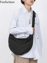 Taillenbeutel Foufurieux Frauen Nylon Handtaschen hochwertige weibliche Hobos einzelne Umhängetaschen Mode -Knödel Totes Bolsas Fanny Pack