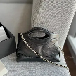 Silver hårdvara designer crossbody väskor kvinnor mode handväskor koppling läder totes 23a mini 31bag damparti axelväska