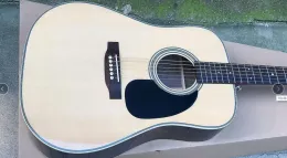 Cabos China Guitar Factory Custom Novo Spruce Natural Spruce Top Acoustic Guitar D Tipo 28 Modelo 41 "Guitar 8