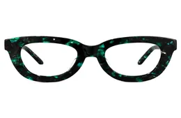 2021 Zeelool Trendy Girls Rim Acetate Orange Cat Eye Wide Thick Wholale光眼鏡ガラスフレーム2654474