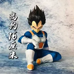 Figuras de brinquedo de ação 15 cm Figuras de ação de anime Gk Self vegeta Modelo Coleção Super Saiyan Bejita Estátua Gift Gifts