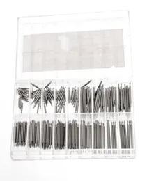 Ferramentas de reparo kits Uma caixa de 270pcs 8mm25mm aço inoxidável relógio de cinta link barras de mola ferramenta Silver7416259