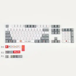 Combos 116Kyes Game Boy PBT Keycaps OEM Profile Asian layout Keycaps for MX Switches GH60 GK61 GK64 84 87 104 108 Mechanical Keyboard