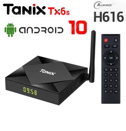 TX6S Android 100 Set Top TV Box Allwinner H616 Quad Core 4GB 32GB 64GB 5G 듀얼 WiFi Bluetooth 스마트 스트리밍 미디어 플레이어 2307880