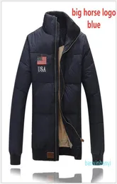 USA UK Logo flagi narodowej logo Polo Nowe jesień Men039s moda swobodna wyściółka Paul Down Jacket Men039s American Flag C5246690