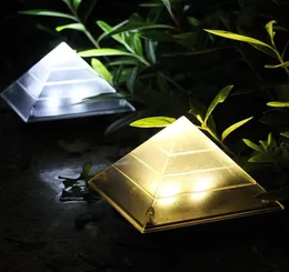 DHL Creative Solar Lamp Pyramid Lawn Lights Outdoor Garden Decoration Landscape Yard Street Path Villa Walkway Podjazd L29991970