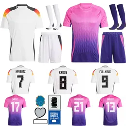 Homens Kids Soccer 4 Jonathan Tah Jerseys 24/25 Seleção Nacional 9 Niclas Fullkrug 2 Antonio Rudiger 17 Florian Wirtz Maximilian Mittelstadt Camisa