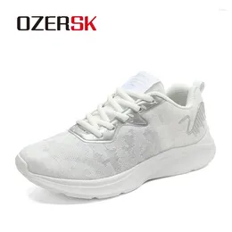 Casual Shoes OZERSK Spring Women's Sneakers Korean Style Breathable Sports Women Solid Color Air Mesh Woman