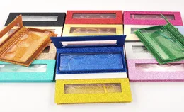 Nya fyrkantiga falska ögonfransförpackningslådor Fake 3D Mink Eyelashes Boxar Faux Cils Magnetic Case Lashs tom1328767