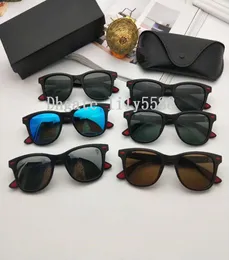 Projektantka marki dla kobiet mody mężczyzn Uv400 spolaryzowane okulary przeciwsłoneczne Gafas de Sol 4195 Blaze Sun szklanki Doskonała jakość z origina7140294