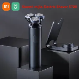 Prodotti Xiaomi Mijia SHAVER ELETTRIC S700 Triplo Float Blade Razor Trimmer For Men Motore senza spazzole IPX7 Rapposti a secco a secco BEARD TRIMMER