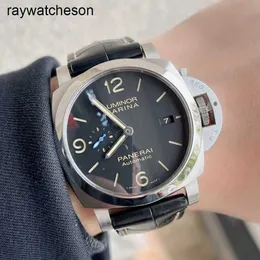 Panerai Luminor Watch Swiss vs Factory Top -Qualität automatisch nach einem 50er Rabatt auf den Gutscheinpreis beträgt 32300 Yuan Limited Edition PAM01312 kleiner blauer Nadelmechaniker