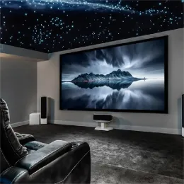 Teatro de home teatro personalizado Tela de projetor branco fixo 4K HD Matt White Cinema Projeção Tela para Projetor Normal