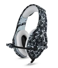 För PS4 Xbox One Wired Gaming Headphone Headset Camouflage 35mm hörlurar hörlurar med MIC för PC Computer Laptop iPhone S1394501