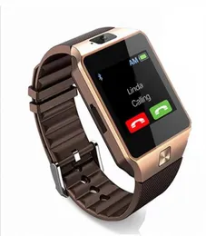 Orologio DZ09 originale Smart Watch Smartwatch dispositivi indossabili Bluetooth per iPhone Android Telefono con orologio per orologio per fotocamera SIM TF slot Smart9364214