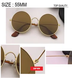 2019 Novos óculos de sol de grandes dimensões Mulheres Vintage Round Gradient Circle Shorts Sunglass Ladies Brand Designer Sunglass Girl 3592 para WOM2947843