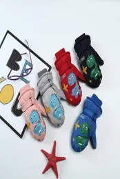 Scioncini da sci per bambini ragazzi ragazzi snowboard snowboard guanti animali da sci inverno guanti impermeabili guanti esterni regolati Regola 6160419